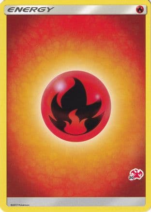 Fire Energy (#20 Charizard Stamped) Battle Academy - Promo