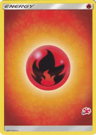 Fire Energy (#38 Charizard Stamped) Battle Academy - Promo