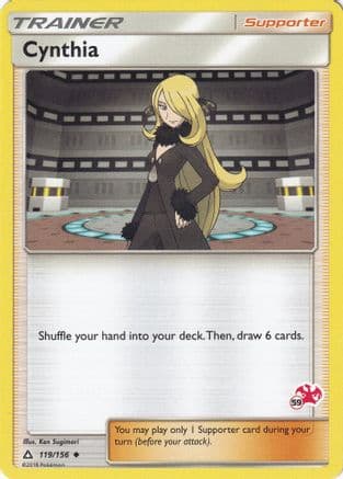 Cynthia (# Charizard Stamped) 119/156 - Battle Academy