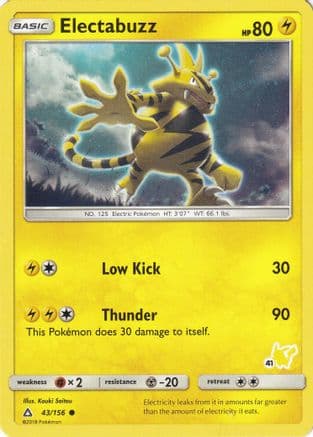 Electabuzz (# Pikachu Stamped) 43/156 - Battle Academy