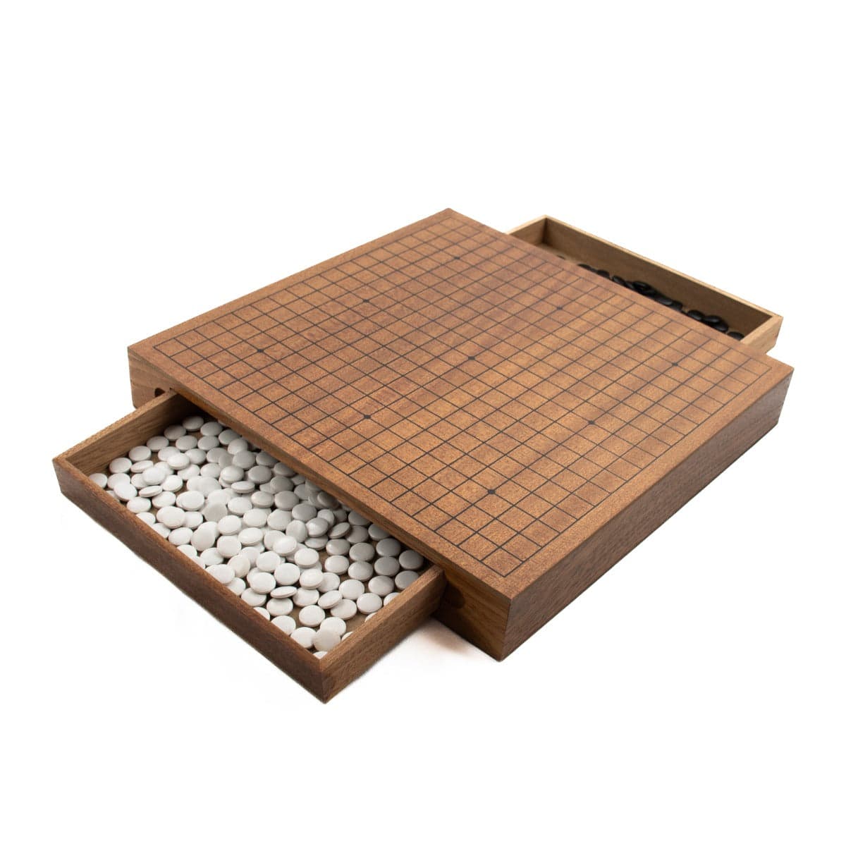 LPG Classics | Wooden Weiqi/Go Set (30cm Board with Drawers)