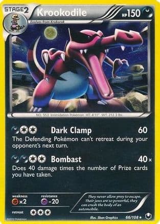 Krookodile (Cosmos Holo) 66/108 - Blister Exclusives Holofoil
