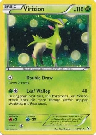 Virizion (Cosmos Holo) 13/101 - Blister Exclusives Holofoil