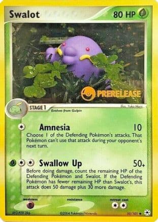 Swalot (Prerelease) 50/101 - Nintendo Promos