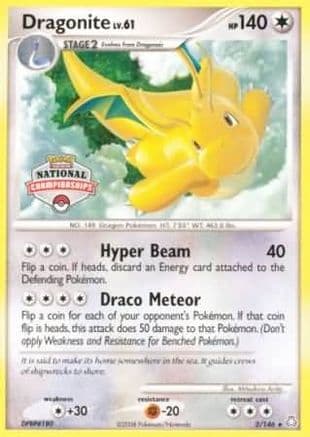 Dragonite (National Championships) 2/146 - League & Championship Cards