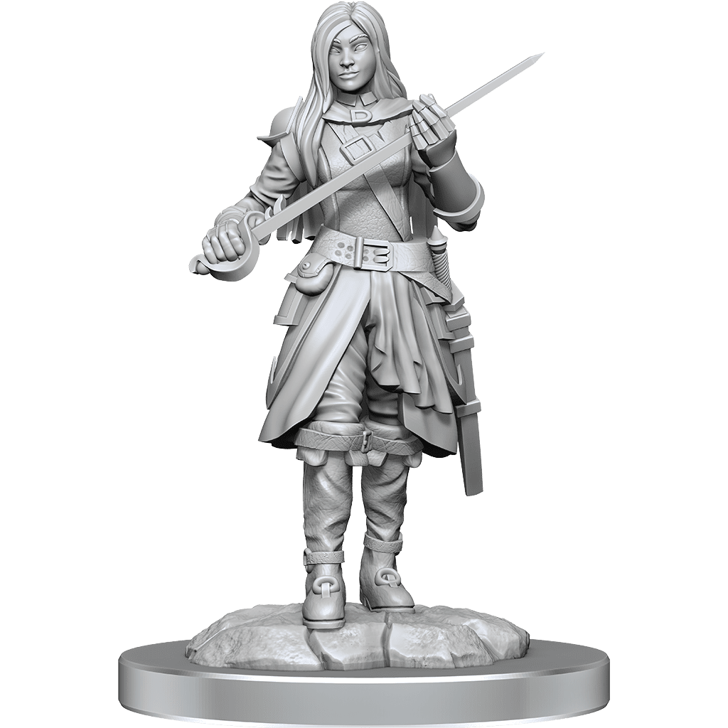 D&D Nolzurs Marvelous Unpainted Miniatures Half-Elf Rogue Female