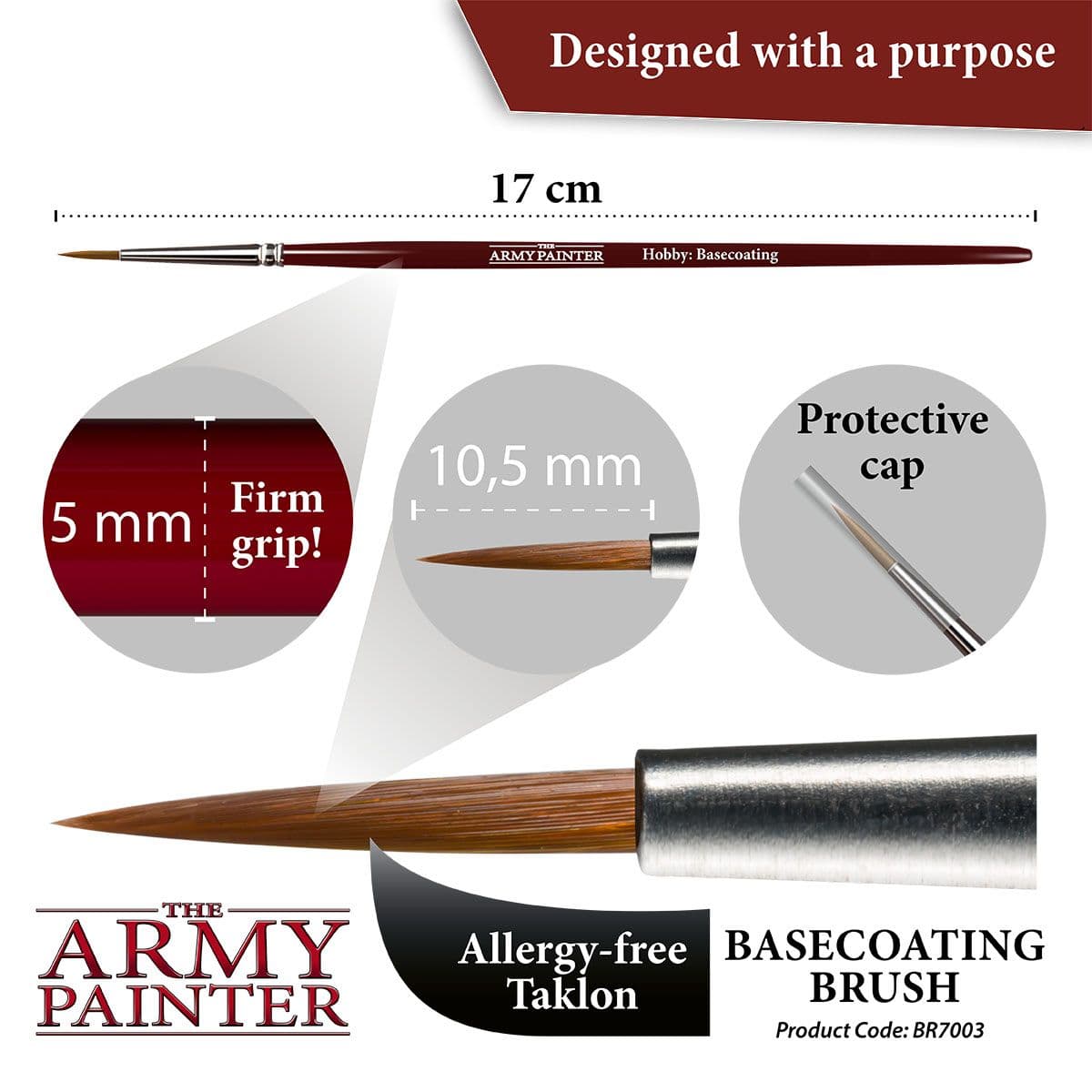 The Army Painter | Brushes | Hobby: Basecoating Brush