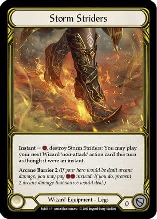 Storm Striders (Golden) - FAB011 (FAB011) - Flesh and Blood: Promo Cards