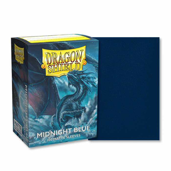 Dragon Shield | Standard Size Sleeve | 100ct | Midnight Blue (Matte)