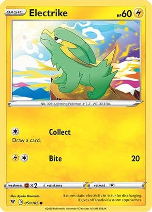 Electrike 051/185 - SWSH04 Vivid Voltage Reverse Holofoil
