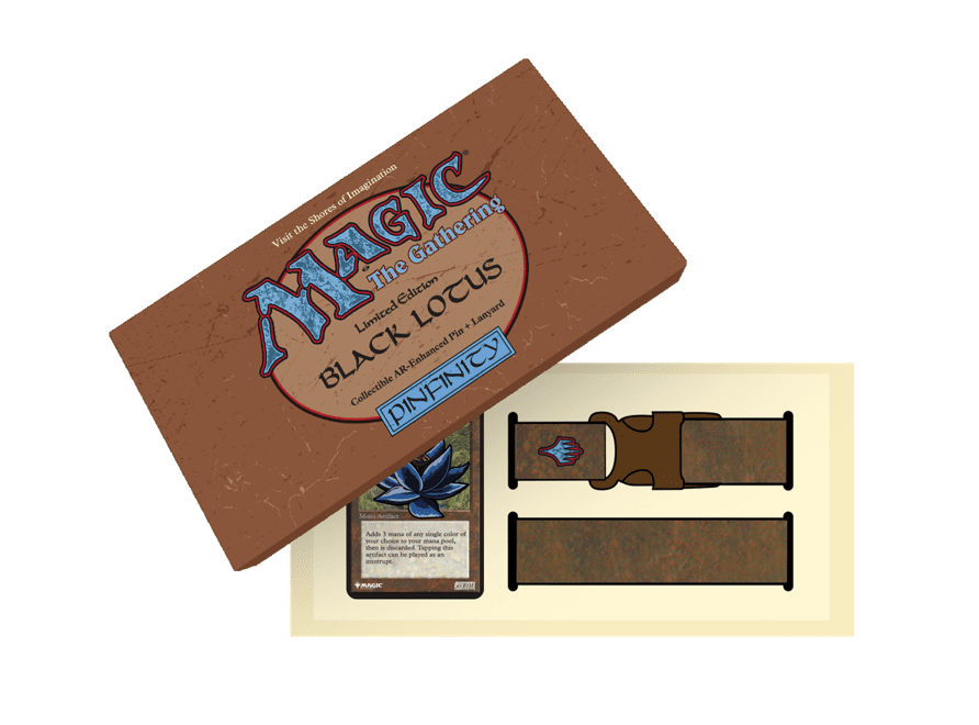 Pinfinity Magic Black Lotus Pin Set