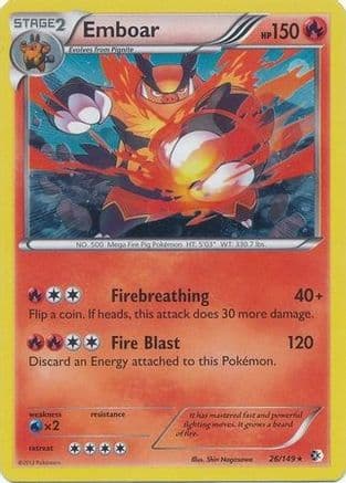 Emboar (Cosmos Holo) 26/149 - Blister Exclusives Holofoil