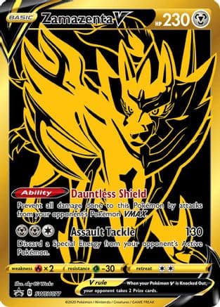 Zamazenta V SWSH077/307 - SWSH Sword & Shield Promo Cards Holofoil