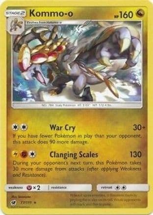 Kommo-o (Cracked Ice Holo) 77/111 - Deck Exclusives Holofoil