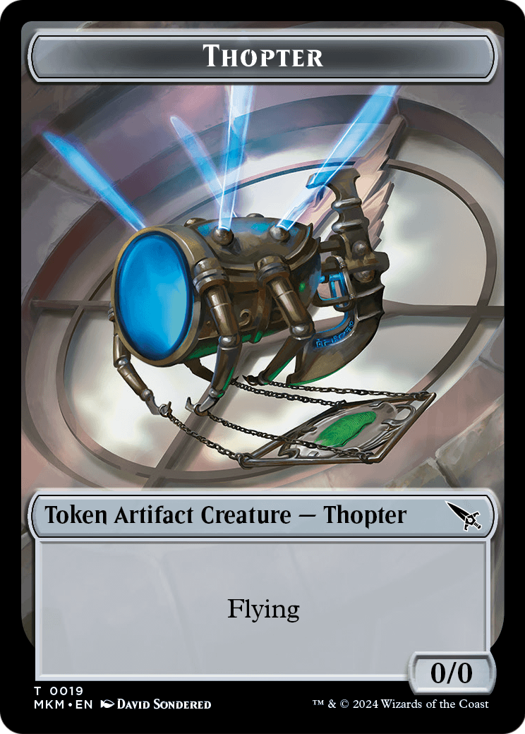 Thopter (TMKM-019) - Murders at Karlov Manor Tokens