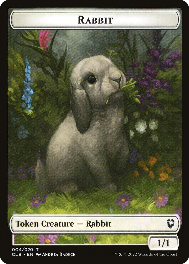 Rabbit (TCLB-004) - Battle for Baldur's Gate Tokens Foil
