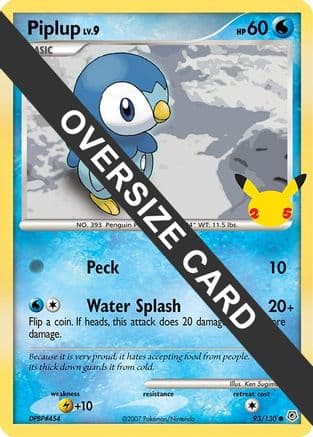 Piplup 93- First Partner Pack