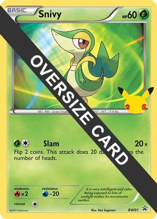 Snivy BW01- First Partner Pack