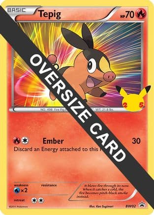 Tepig BW02- First Partner Pack