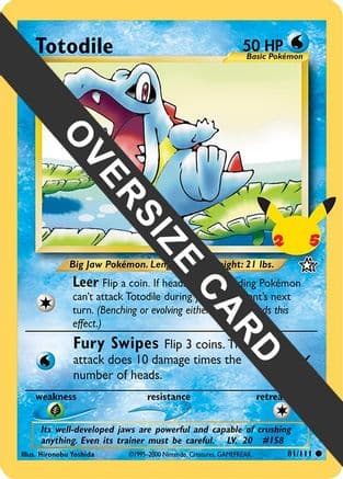 Totodile 81- First Partner Pack