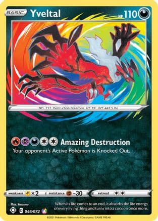 Yveltal 046/72 - Shining Fates Holofoil