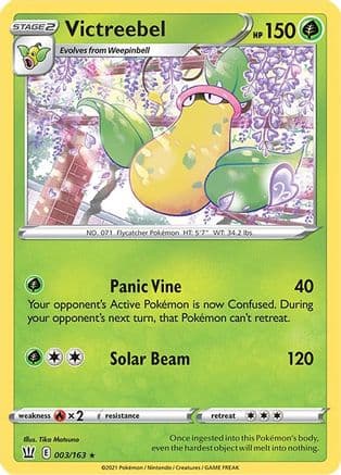 Victreebel 003 - Reverse Holofoil SWSH05 Battle Styles - Rare