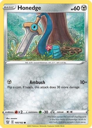 Honedge 105/163 - SWSH05 Battle Styles
