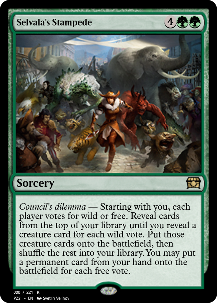 Selvala's Stampede (PZ2-65787) - Treasure Chest Foil