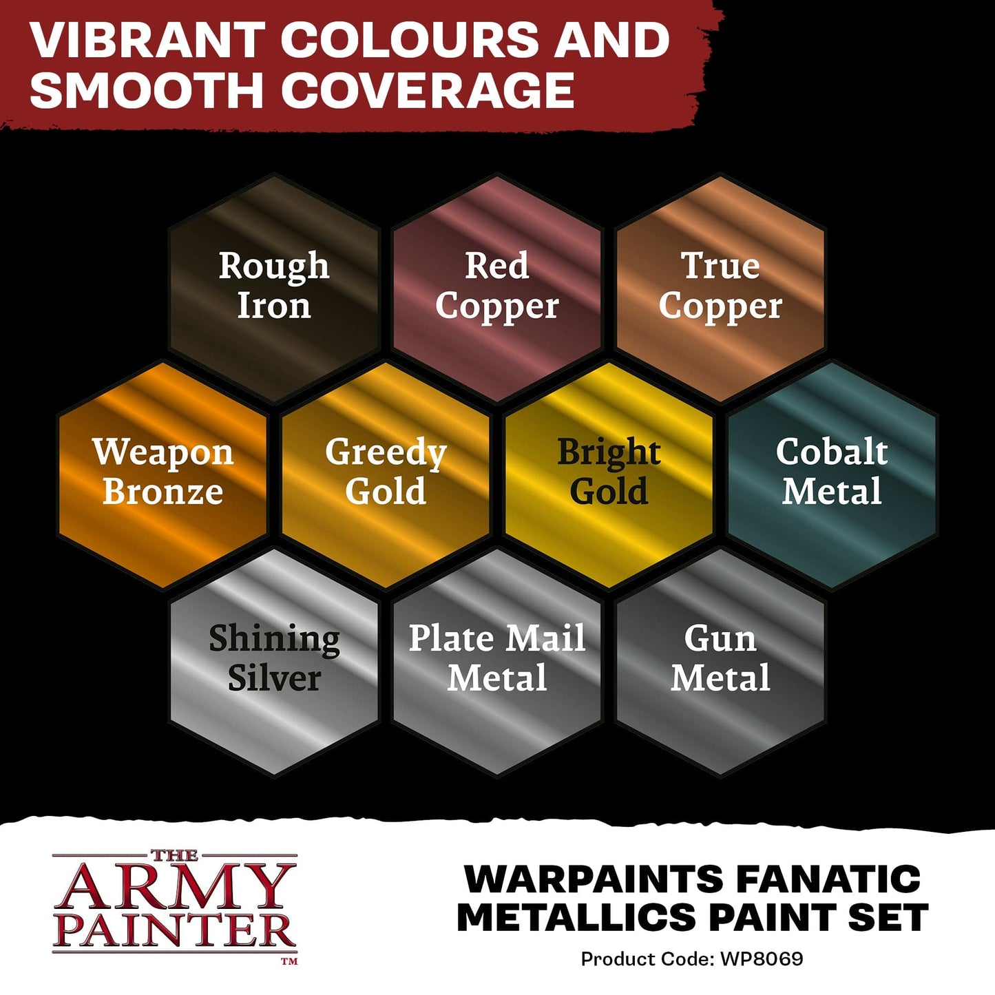 The Army Painter | Warpaints Fanatic | Metallics Paint Set