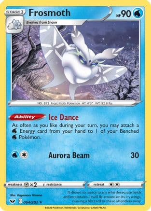 Frosmoth (Non-Holo) 64/202 - Deck Exclusives