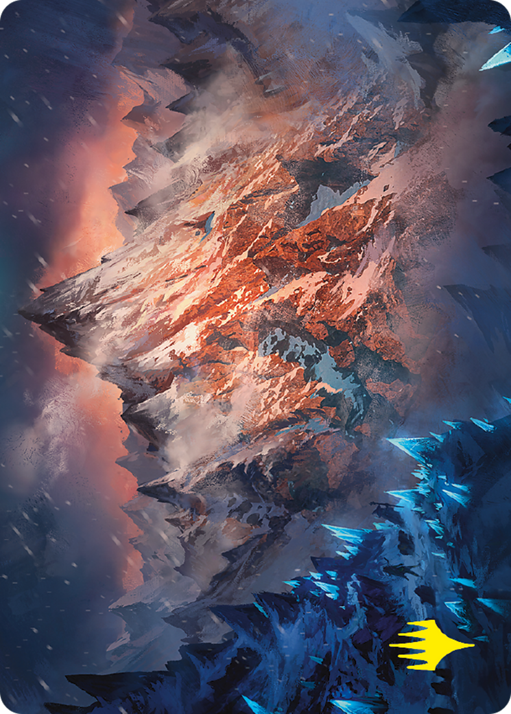 Mountain // Mountain (ALTR-031) - Tales of Middle-earth Art Series (Borderless) Foil