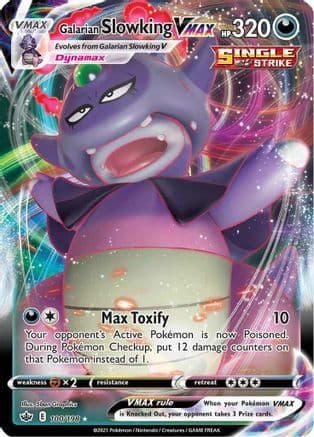 Galarian Slowking VMAX 100/198 - SWSH06 Chilling Reign Holofoil