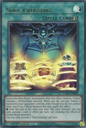 Soul Crossing (EGO1-EN002) - Egyptian God Deck: Obelisk the Tormentor Unlimited