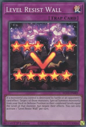 Level Resist Wall (EGO1-EN005) - Egyptian God Deck: Obelisk the Tormentor Unlimited