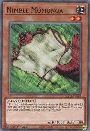 Nimble Momonga (EGO1-EN007) - Egyptian God Deck: Obelisk the Tormentor Unlimited