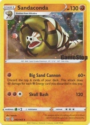 Sandaconda (Gamestop Exclusive) 082/163 - Holofoil Miscellaneous Cards & Products - Promo