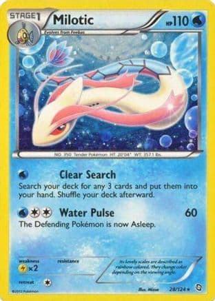 Milotic (Cosmos Holo) 28/124 - Blister Exclusives Holofoil