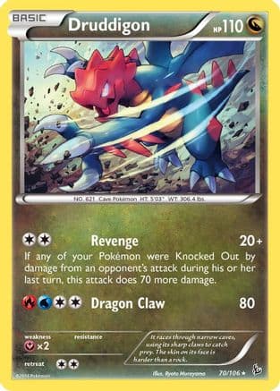 Druddigon (Flashfire) 70/106 - Deck Exclusives
