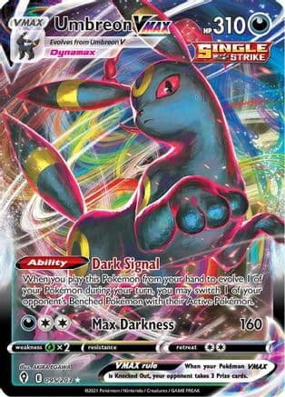 Umbreon VMAX 095/203 - SWSH07 Evolving Skies Holofoil