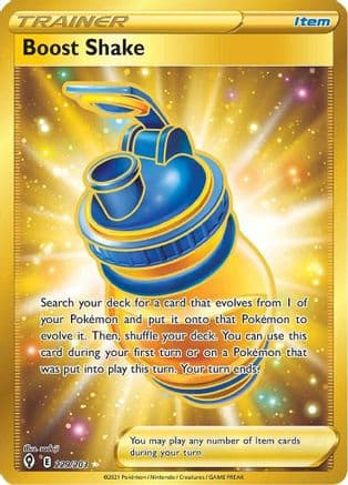 Boost Shake (Secret) 229 - Holofoil SWSH07 Evolving Skies - Secret Rare