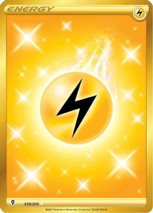 Lightning Energy (Secret) 235 - Holofoil SWSH07 Evolving Skies - Secret Rare