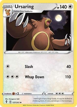 Ursaring 127/203 - SWSH07 Evolving Skies