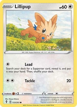 Lillipup 133 SWSH07 Evolving Skies - Common