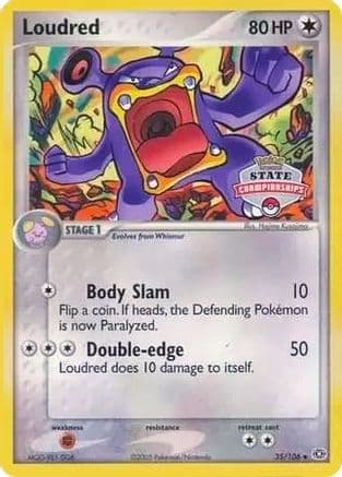 Loudred (State Championships) 35/106 - League & Championship Cards