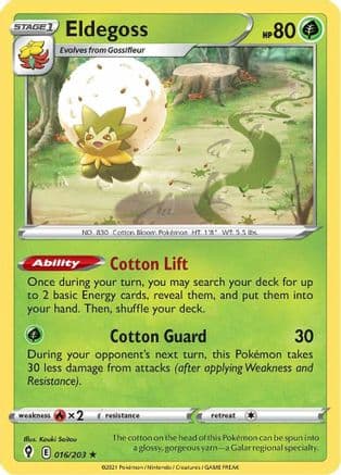 Eldegoss 16/203 - Deck Exclusives
