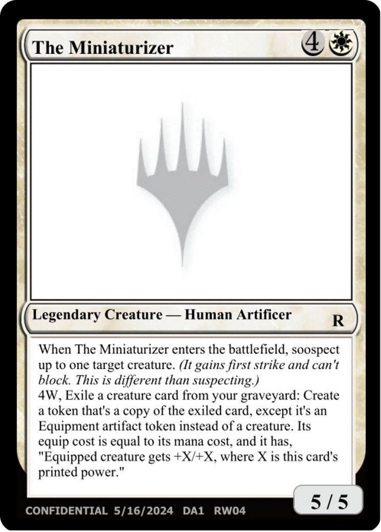 The Miniaturizer (DA1-RW04D) - Unknown Event