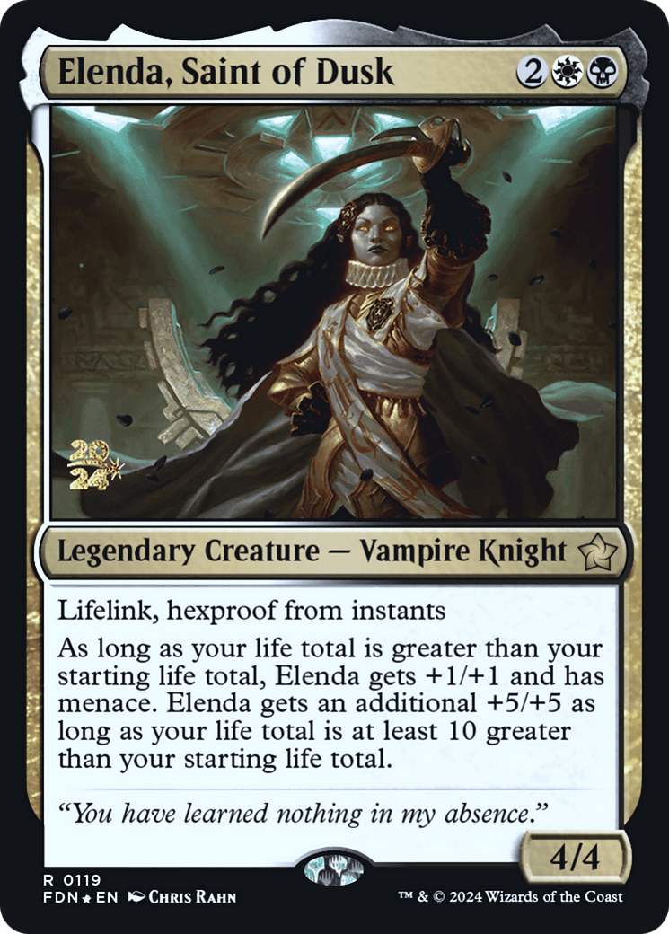 Elenda, Saint of Dusk (-119) - Prerelease Cards Foil