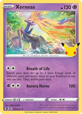 Xerneas 012/25 - Celebrations Holofoil