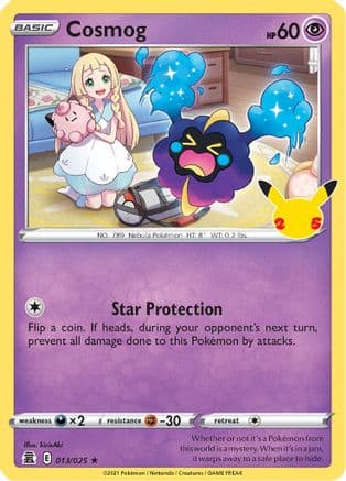 Cosmog 013/25 - Celebrations Holofoil