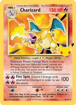Charizard 004/25 - Celebrations Classic Collection Holofoil